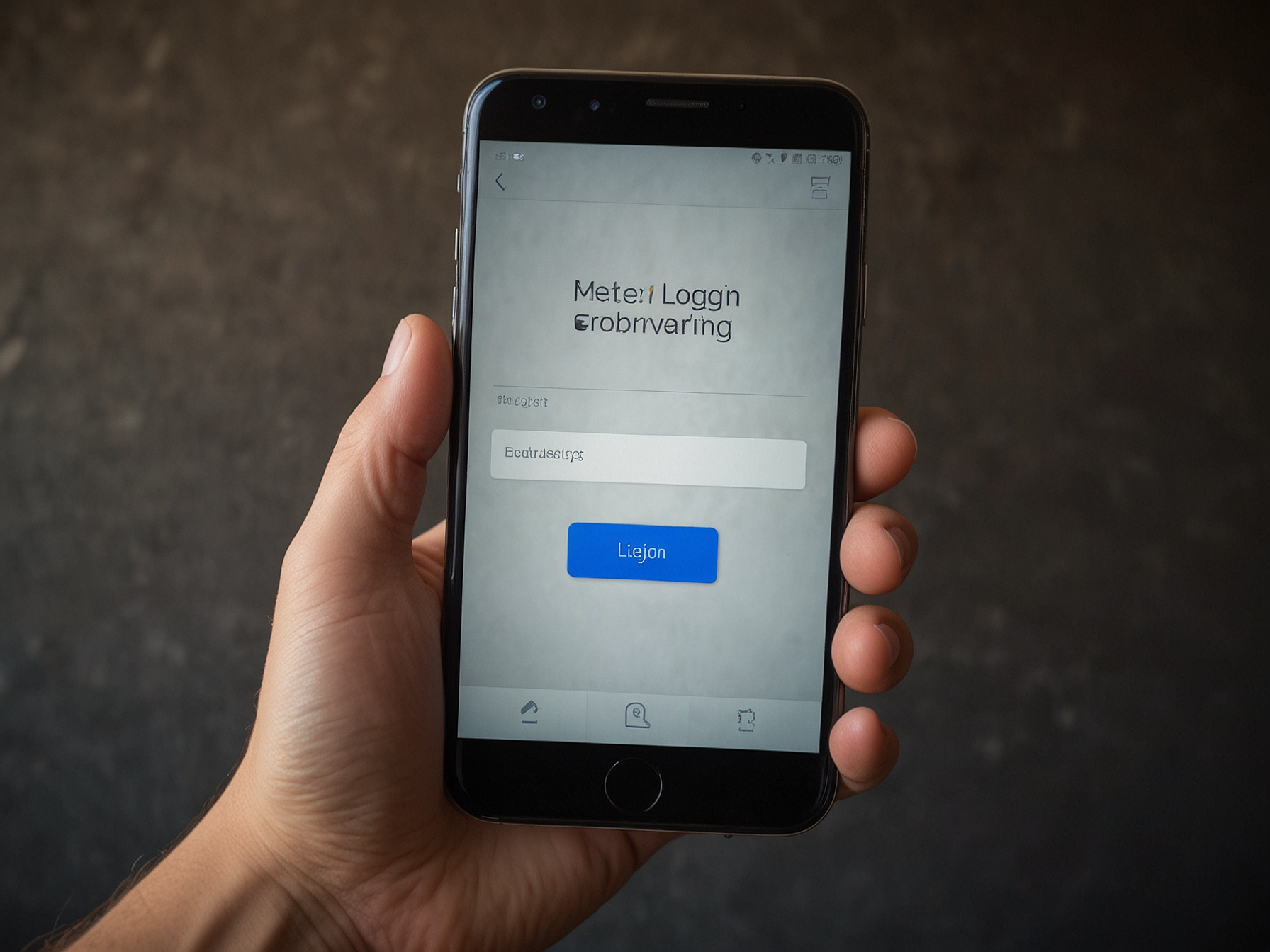 App móvil Ecuabet para iniciar sesión